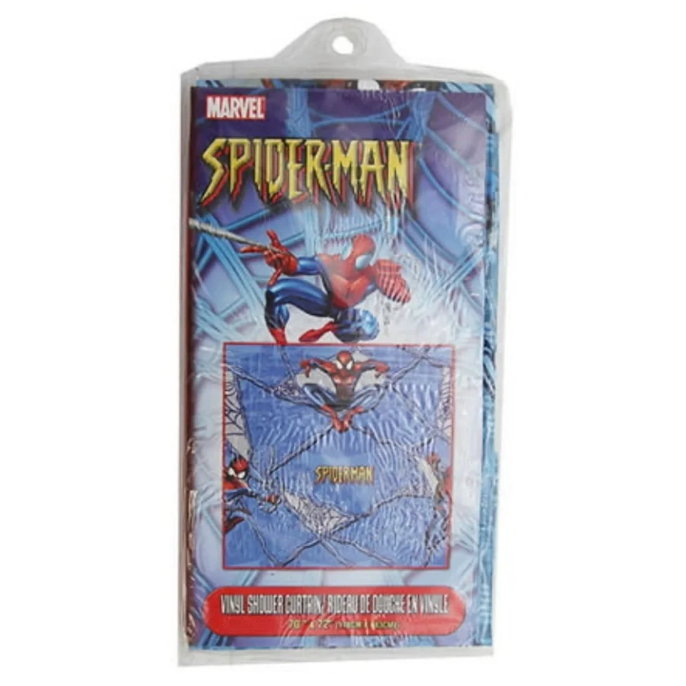 SPIDER-MAN vinyl shower curtain NWT
